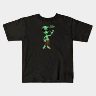 Alien in Kilt Kids T-Shirt